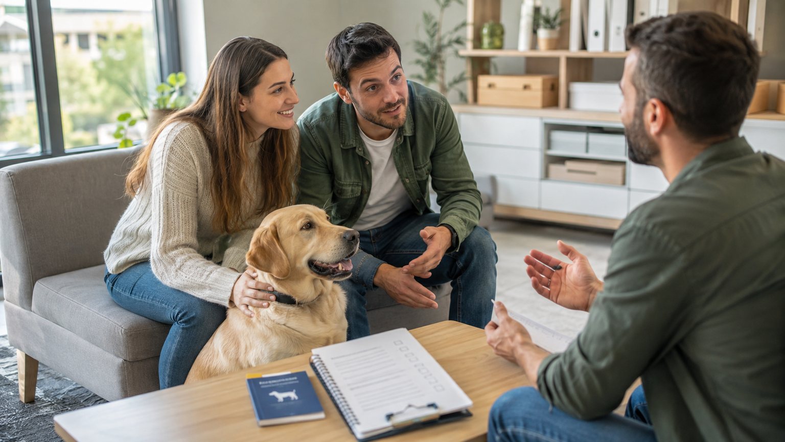 Rencontre avec un chien avant adoption ou achat et checklist de questions